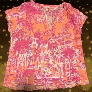 Fluorescent Lilly Pulitzer t-shirt